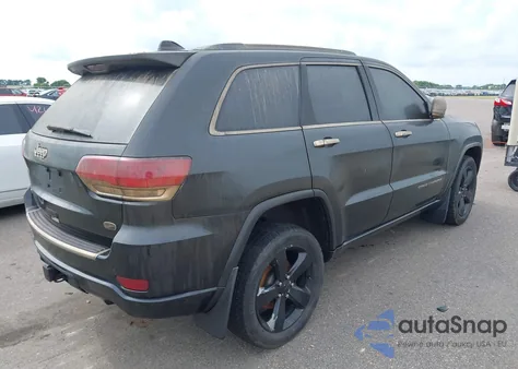 2014 Jeep Grand Cherokee Overland z USA, uszkodzony, nr VIN 1C4RJFCG2EC247574